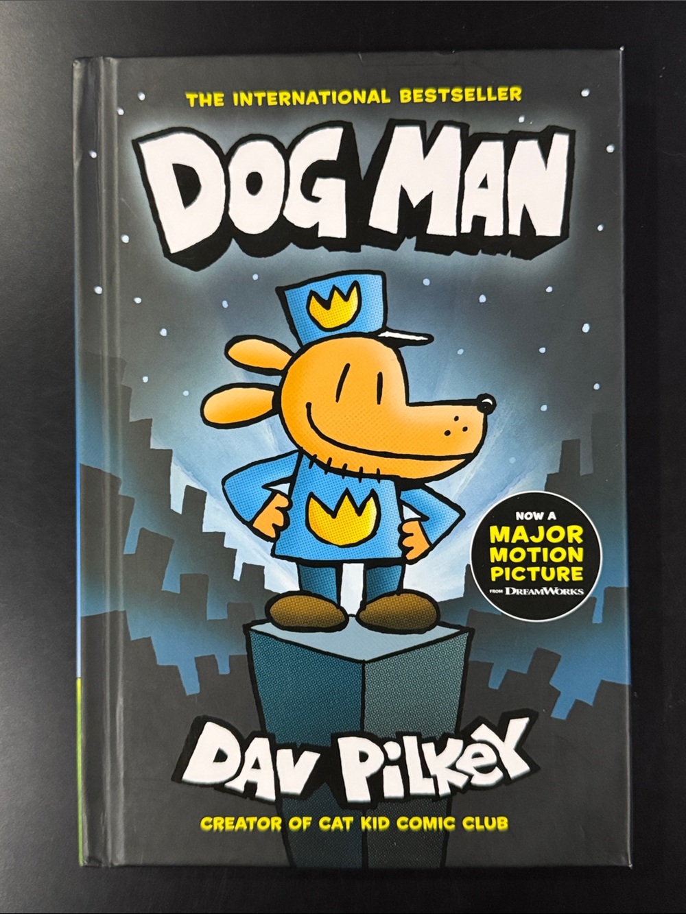 Dog Man #1: Dog Man by Dav Pilkey - Scholastic Graphix Hardcover Novel